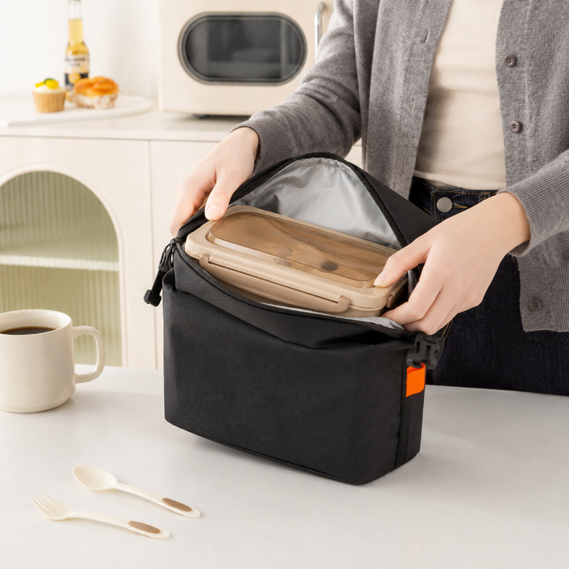 Structured Handbag Work - Yeniden kullanılabilir yalıtımlı öğle yemeği çantası