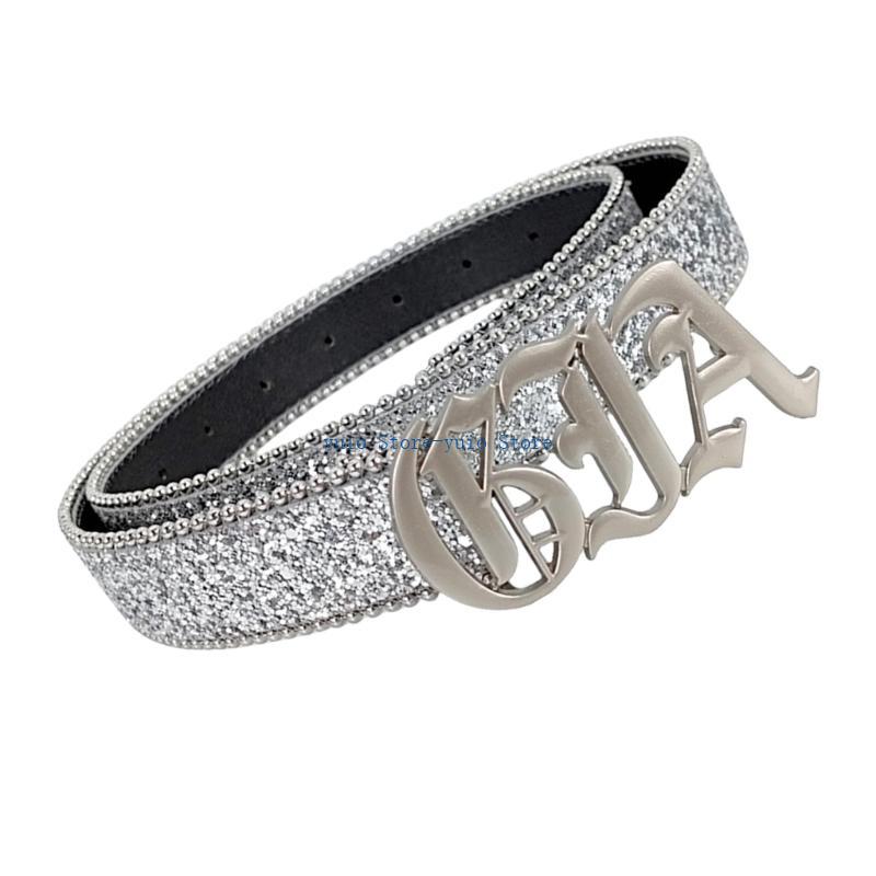Women Formal Wear With Jeans - X7XB Metal Mektup Toka Kemer Popüler