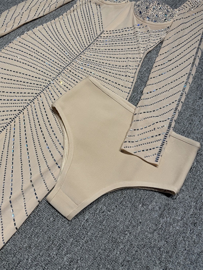 Lüks Kristaller Bej Kadın Balo - Formal Wear Gowns For Women incelemesi ve fiyatı