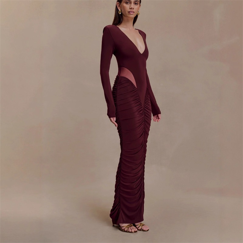 Bordo Siyah Kadın Balo Elbise  - Formal Wear Gowns For Women incelemesi ve fiyatı