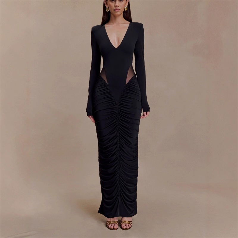 Bordo Siyah Kadın Balo Elbise  - Formal Wear Gowns For Women incelemesi ve fiyatı