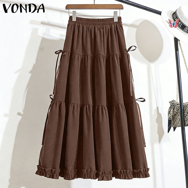 Artı Boyutu 5XL VONDA Kadınlar - Pencil Skirt Midi incelemesi ve fiyatı