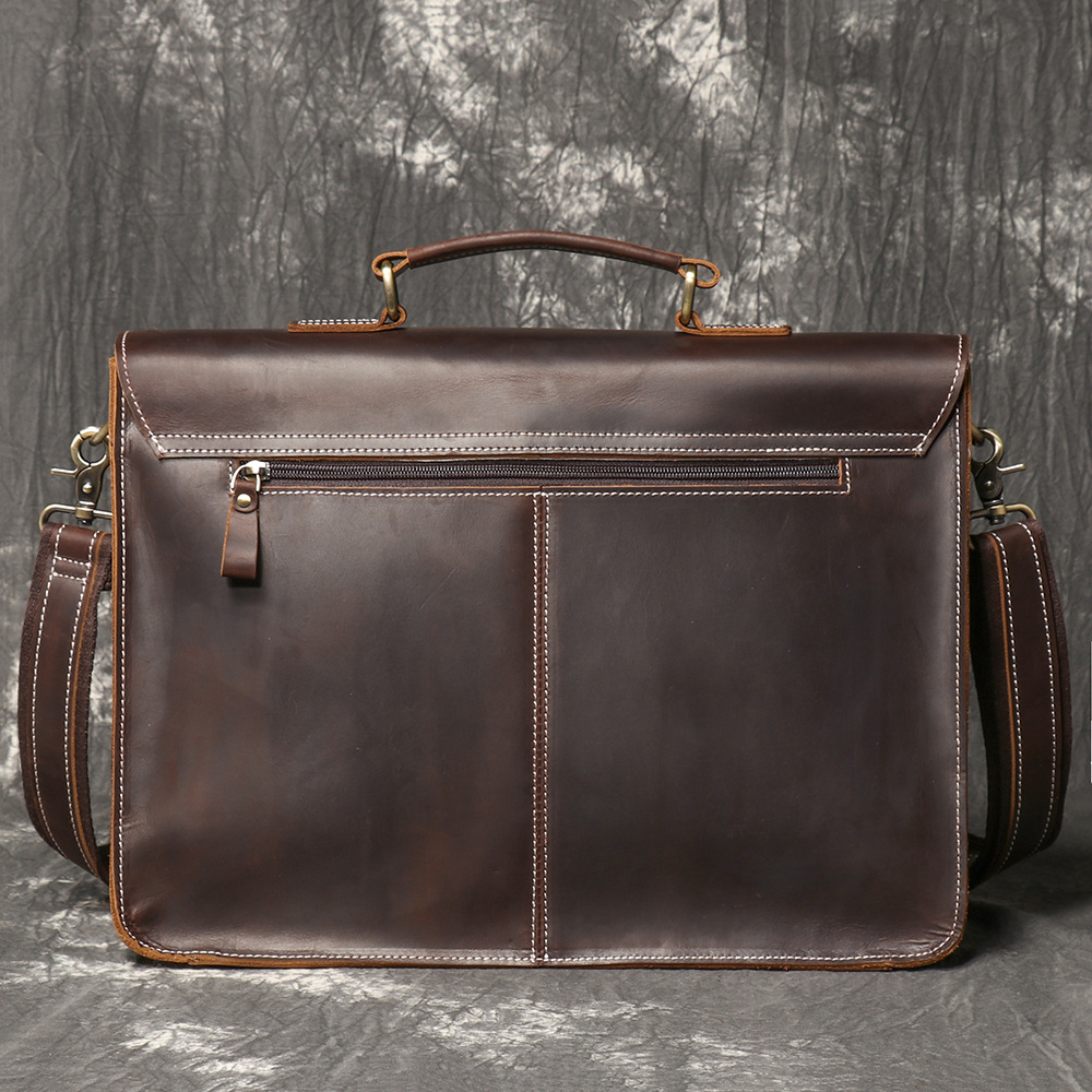 Vintage el yapımı çılgın at de - Structured Handbag Work incelemesi ve fiyatı