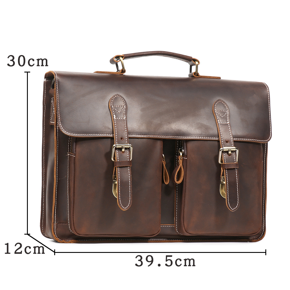 Vintage el yapımı çılgın at de - Structured Handbag Work incelemesi ve fiyatı